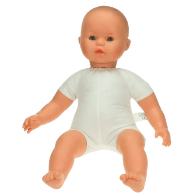 Jouets - Poupons, Peluches et Accessoires - Grand poupon bébé 50 cm Caucasien 